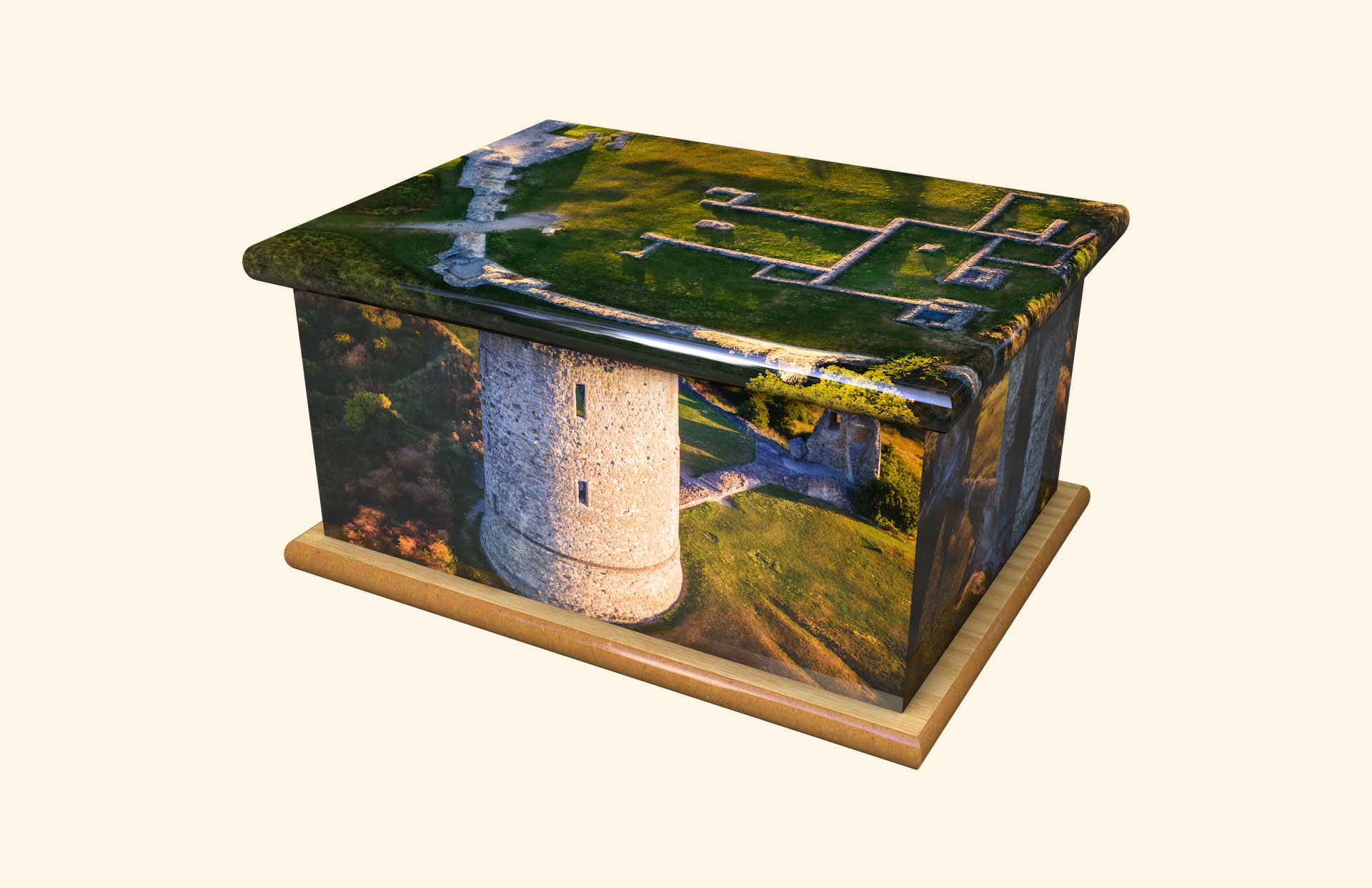 Hadleigh Castle adult ashes casket